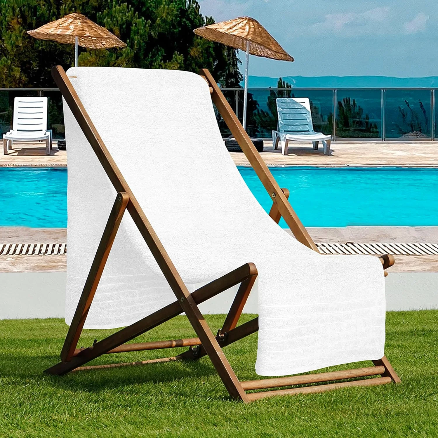 The jumbo sheet, poolside
