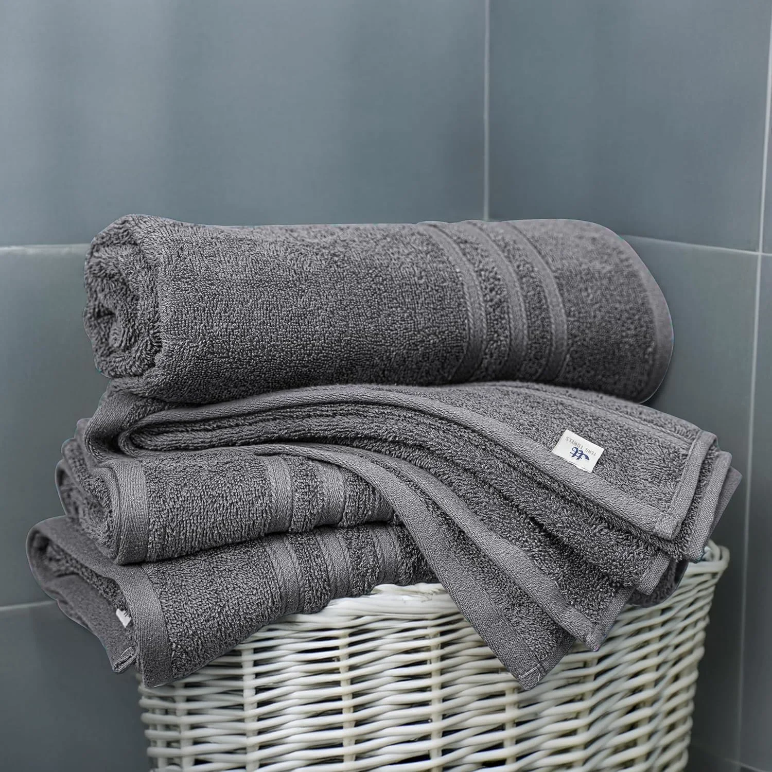 Dark grey, the classic 27 by 54 cut