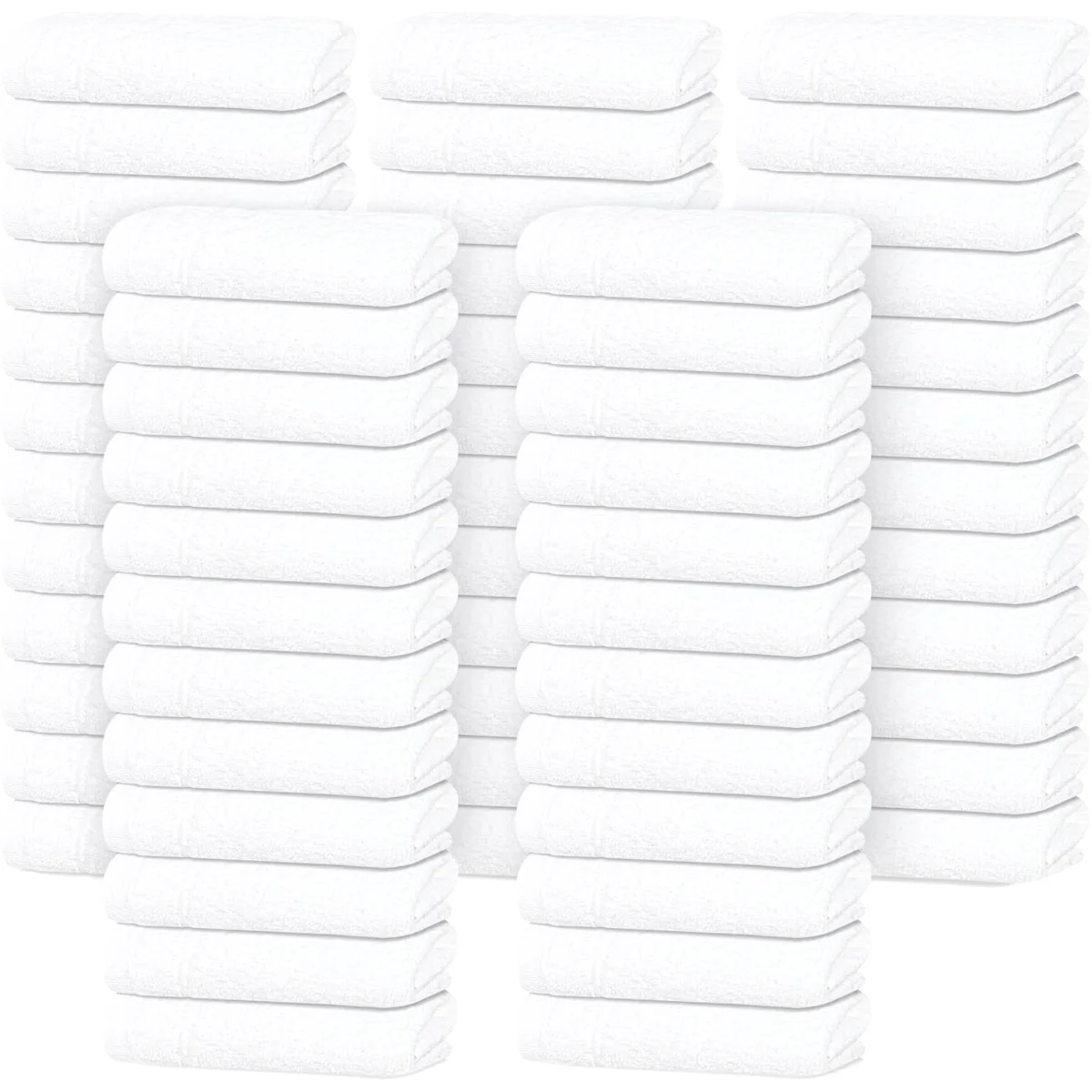 Washcloths in White