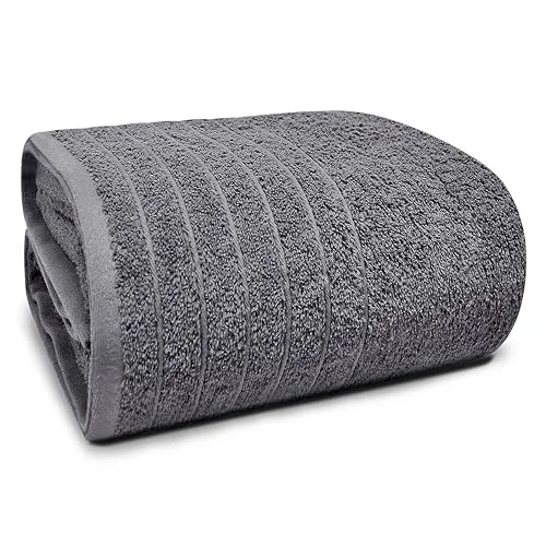 Jumbo Bath Sheet in Dark Grey