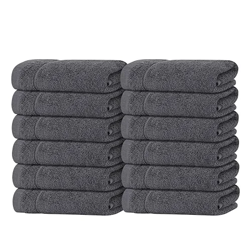 Washcloths in Dark Grey