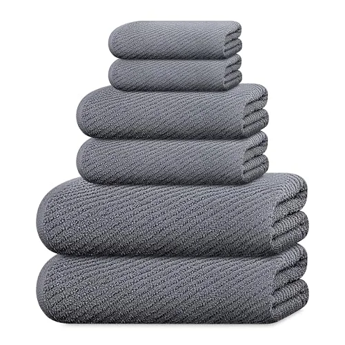 Zero Twist 6-Piece Set in Dark Grey